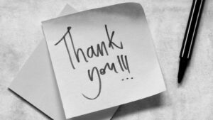 thank you letter