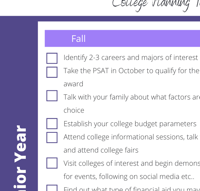 High School College Planning Timeline HelloCollege
