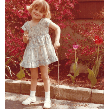 Meg Hall Childhood photo