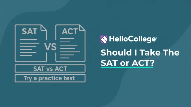 SAT or ACT infographic