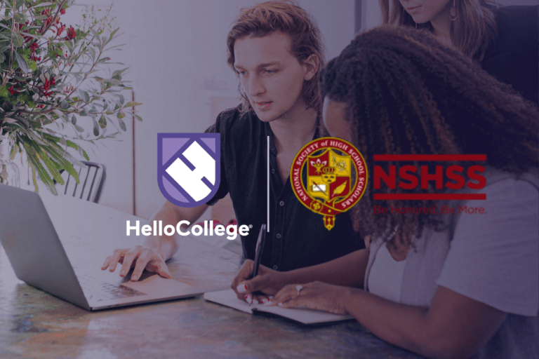 Student and essay coach working on an essay.