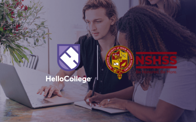 Student and essay coach working on an essay.